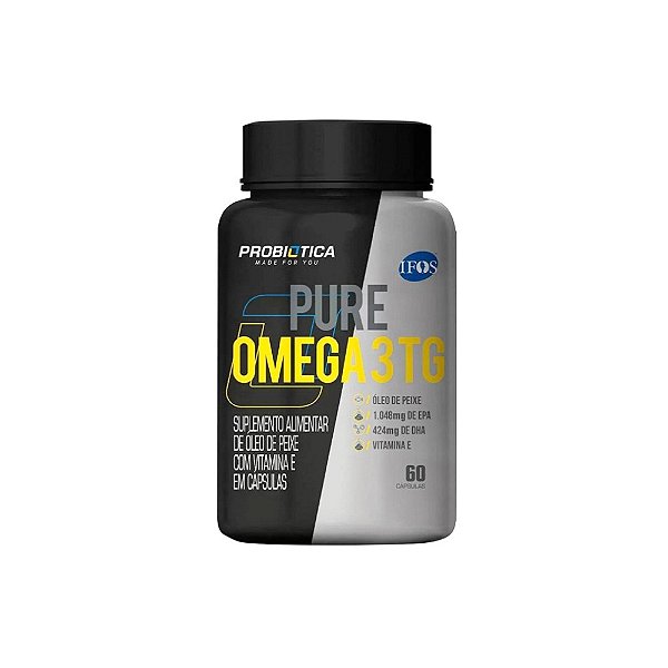 Pure Ômega 3 TG  (Óleo de peixe com vitaminas) - Probiótica