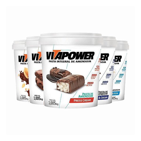 Kit 2x Pasta de Amendoim Premium 1.005kg cada - Vitapower