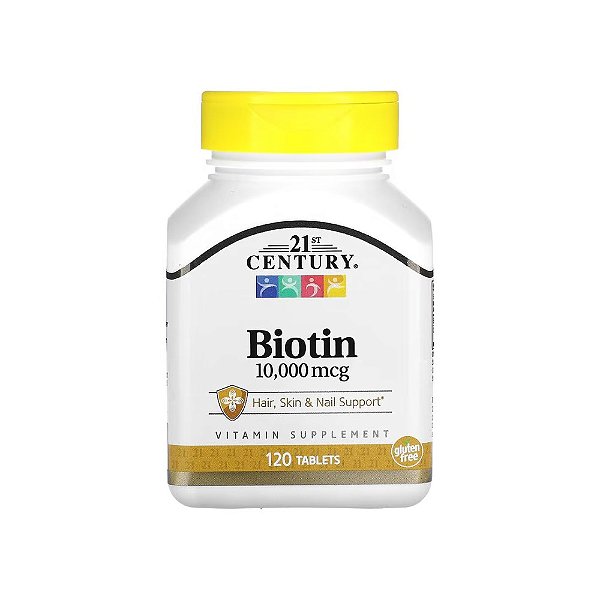 Biotin (Biotina) 10.000 mcg - 21st Century