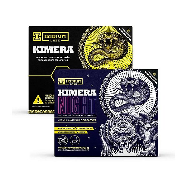 Kit Kimera Thermo + Kimera Night Emagrecedor dia e noite - Iridium Labs