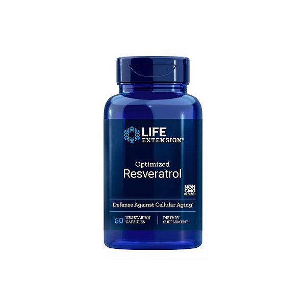 Optimized Resveratrol 250mg 60 Cápsulas - Life Extension
