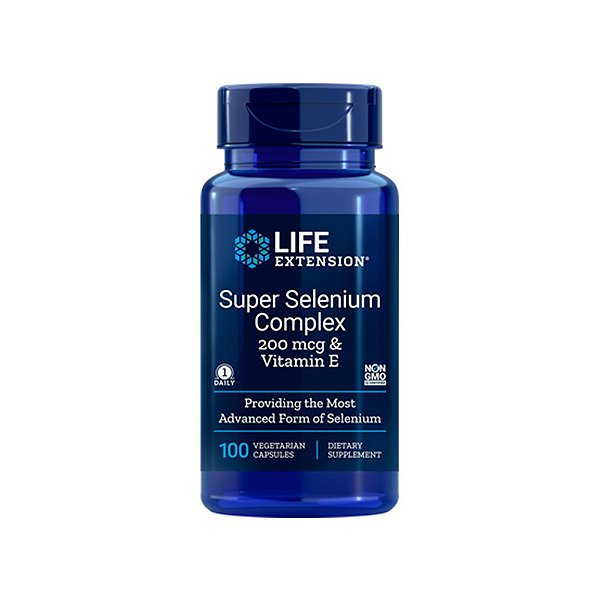 Super Selenium Complex (Selênio) 200mcg com Vitamina E 100 Cápsulas - Life Extension