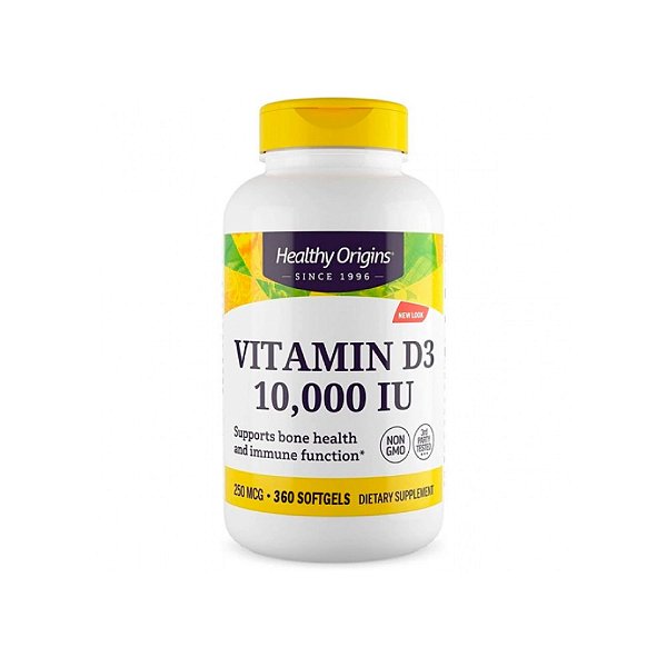 Vitamina D-3 10,000 UI - Healthy Origins
