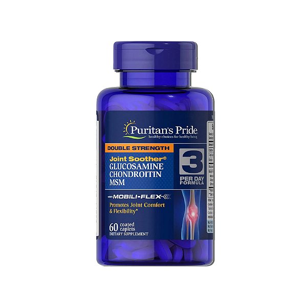 Glucosamina Condroitina MSM 60 Tabletes - Puritan's Pride