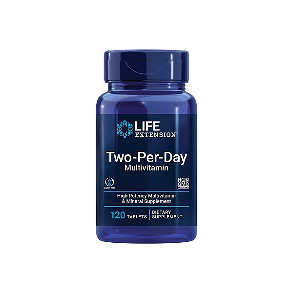 Multivitamínico Two Per Day 120 Tabletes - Life Extension