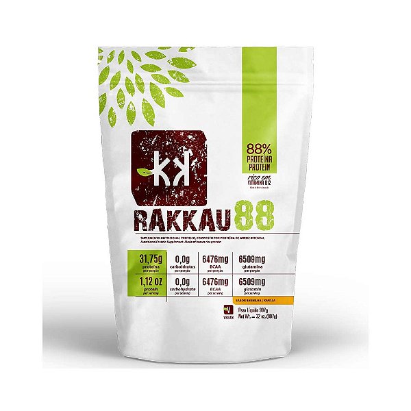 Proteína Vegana Rakkau 88 Refil de 907g - RAKKAU