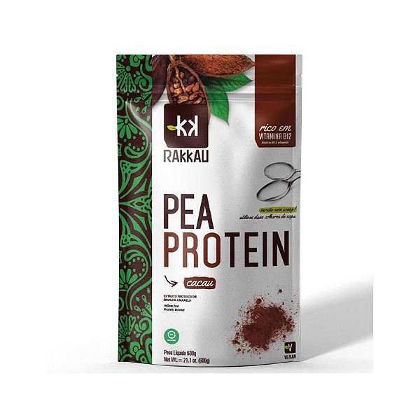 Proteína Vegana Pea Protein em Pouch de 600g - Rakkau