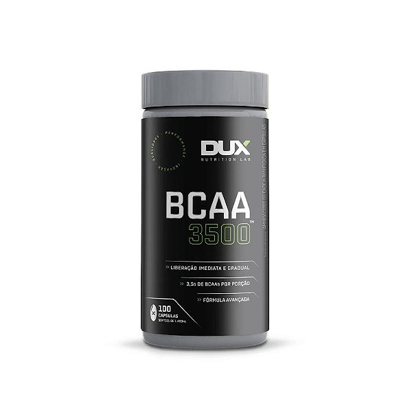 BCAA 3500 100 Cápsulas - DUX Nutrition