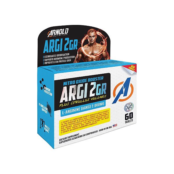 ARGI 2GR (L-arginina AAKG 2.000mg) 60 Tabletes- Arnold Nutrition