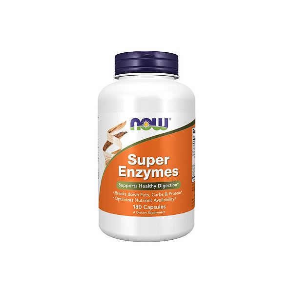 Super Enzymes 180 Cápsulas - Now Foods
