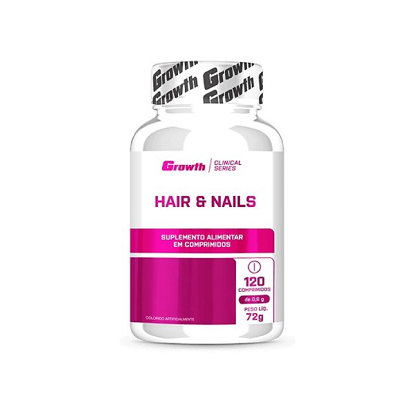 Hair e Nails 120 Comprimidos - Growth Supplements