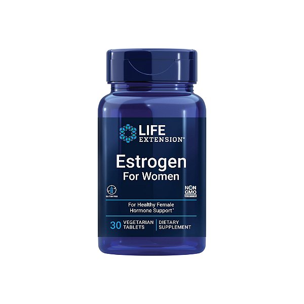 Estrogen For Women (Estrogênio para Mulheres) 30 Veg Tabletes - Life Extension