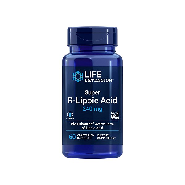 Super R-Lipoic Acid 240mg 60 Veg Cápsulas - Life Extension