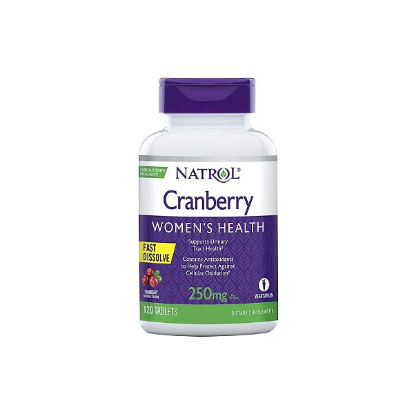 Cranberry 250mg Fast Dissolve 120 Tabletes - Natrol