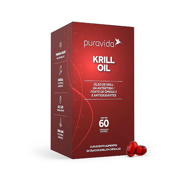 Krill Oil 60 Cápsulas - Puravida