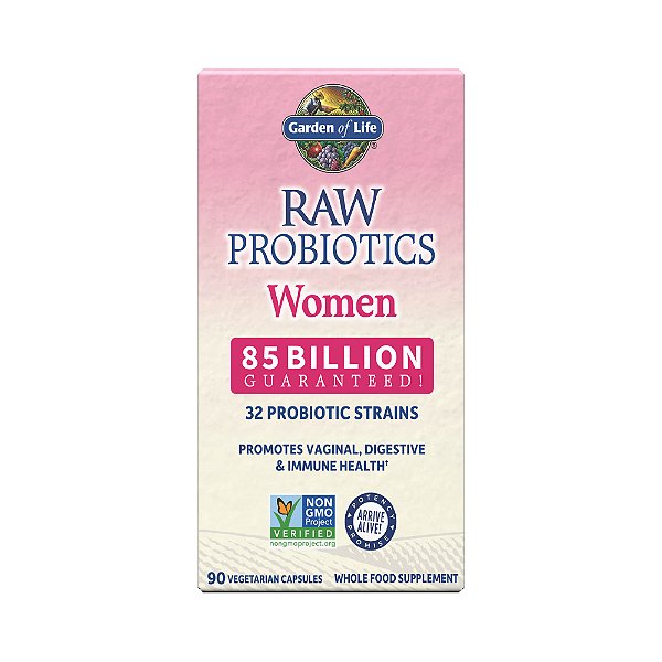 RAW Probiotics Women 85 Billion 90 Veg Cápsulas - Garden of Life