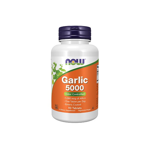 Garlic 5000 90 Tabletes - Now Foods