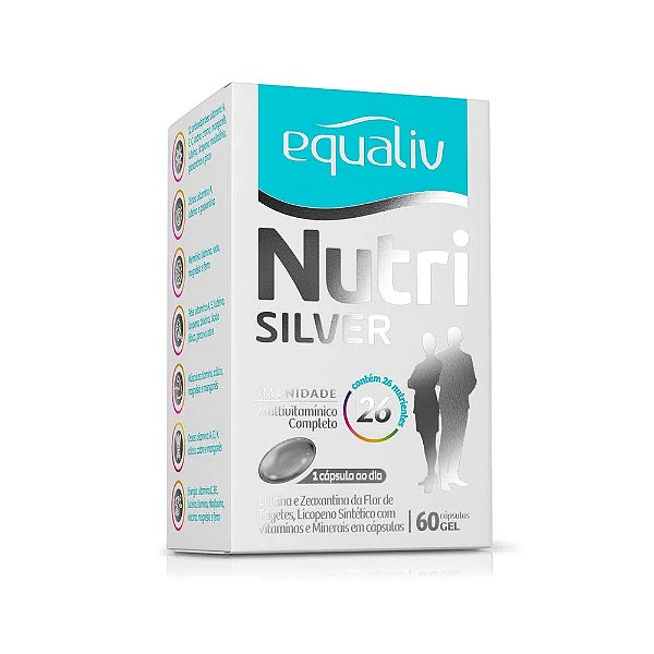 Nutri Silver 60 Cápsulas Gel - Equaliv