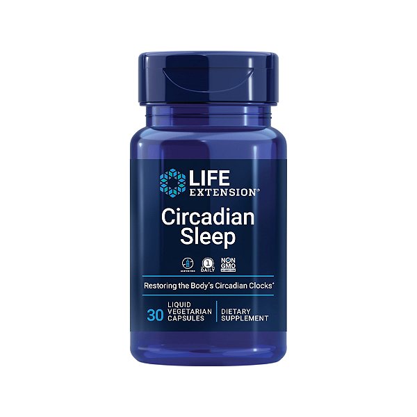 Cicadian Sleep 30 Veg Cápsulas - Life Extension (Validade:10/2023)