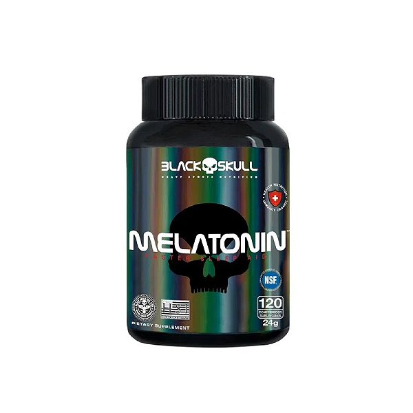 Melatonin (Melatonina) 120 Comprimidos Sublinguais - Black Skull