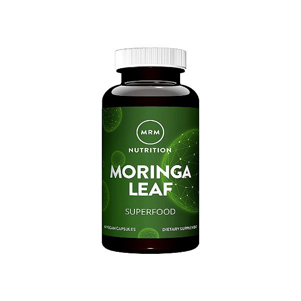 Moringa Leaf (Folha de Moringa) 600mg 60 Veg Cápsulas - MRM Nutrition