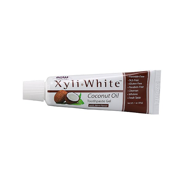Creme dental XyliWhite™ Coconut Oil 28g - Now Foods