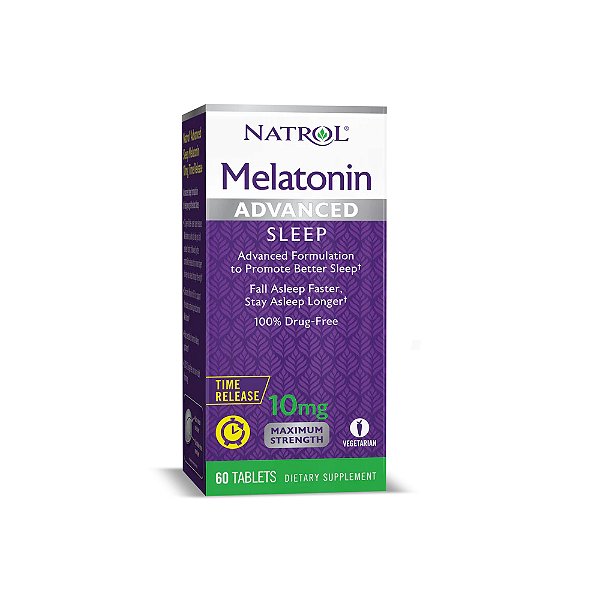 Melatonina Advanced Sleep 10mg Time Release - Natrol