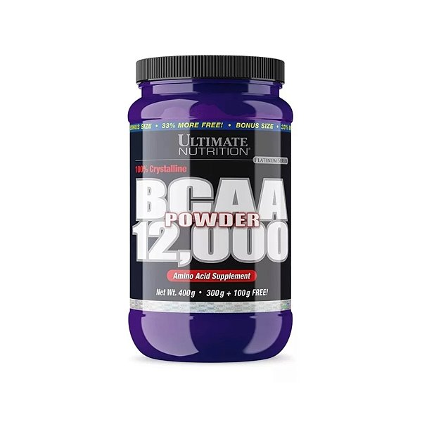 BCAA Powder 12,000 400g sem sabor - Ultimate Nutrition