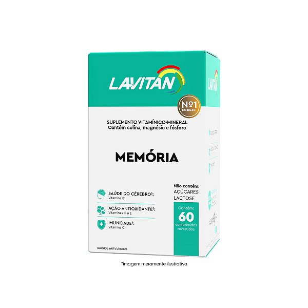 Lavitan Memória 60 Comprimidos - CIMED