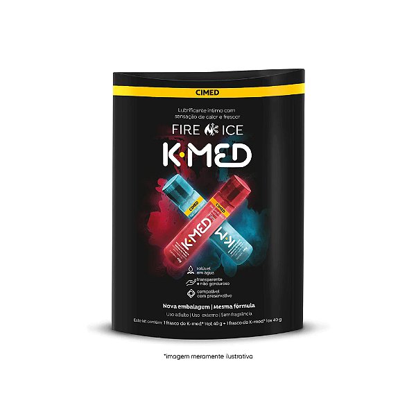 Kit K-Med Fire and Ice Gel lubrificante Íntimo 80g - CIMED