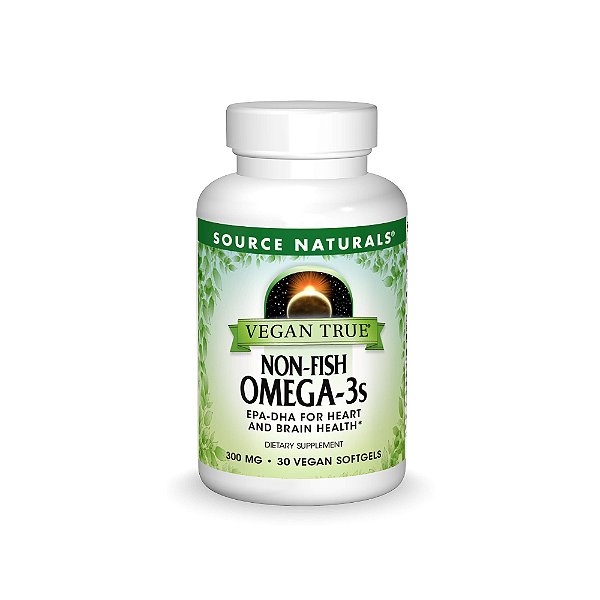 Vegan True Non-Fish Omega 3S (Ômega 3 Vegano) 30 Softgels - Source Naturals