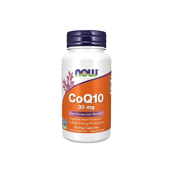 COQ10 30mg 60 Veg Cápsulas - Now Foods