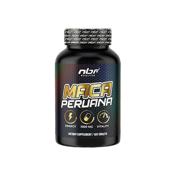 Maca Peruana 1000mg 100 Tabletes - NBF NUTRITION