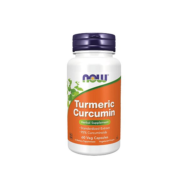 Turmeric Curcumin 60 Veg Cápsulas - Now Foods