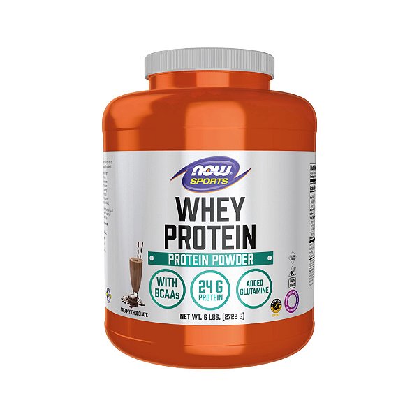 Whey Protein Powder 2722g Chocolate - Now Foods