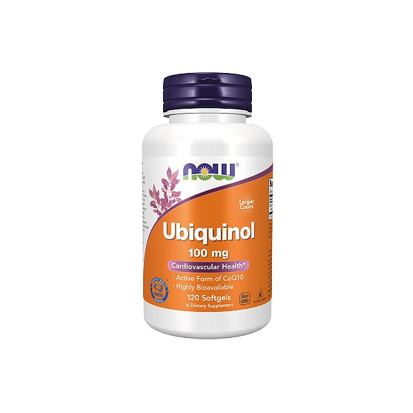 Ubiquinol 100mg 120 Softgels - Now Foods
