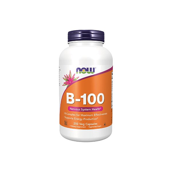 Complexo B-100 250 Veg Cápsulas - Now Foods