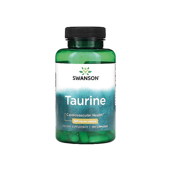 Taurina 500mg 100 Cápsulas - Swanson