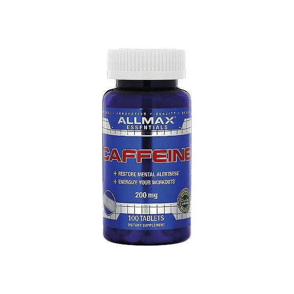 Caffeine (Cafeína) 200mg 100 Tabletes - ALLMAX