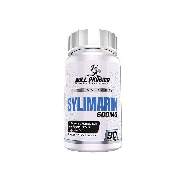 Sylimarin (Silimarina) 600mg 90 Tabletes - Bull Pharma