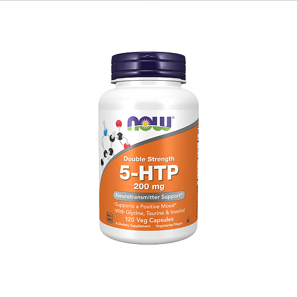 5-HTP 200mg 120 Veg Cápsulas - Now Foods