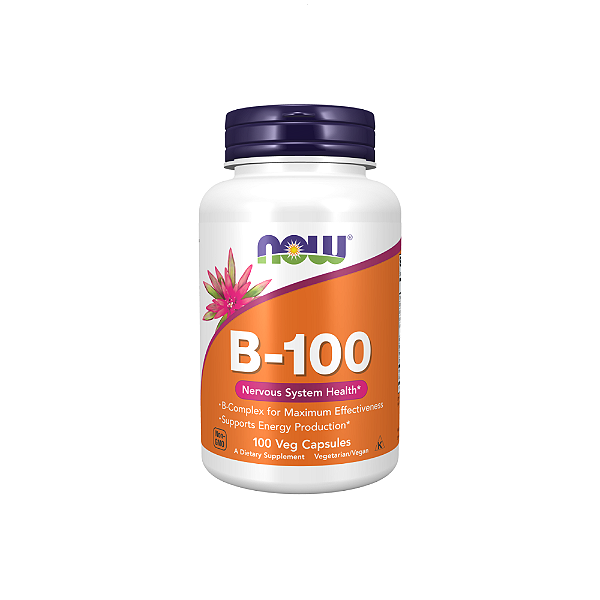 Complexo B-100 100 Veg Cápsulas - Now Foods