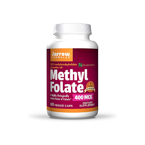 Methyl Folate (Metil Folato) 400mcg 60 Veg Cápsulas - Jarrow Formulas