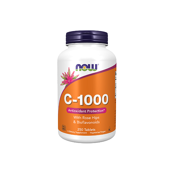 C-1000 com Rose Hips e Biofavanóides - Now Foods