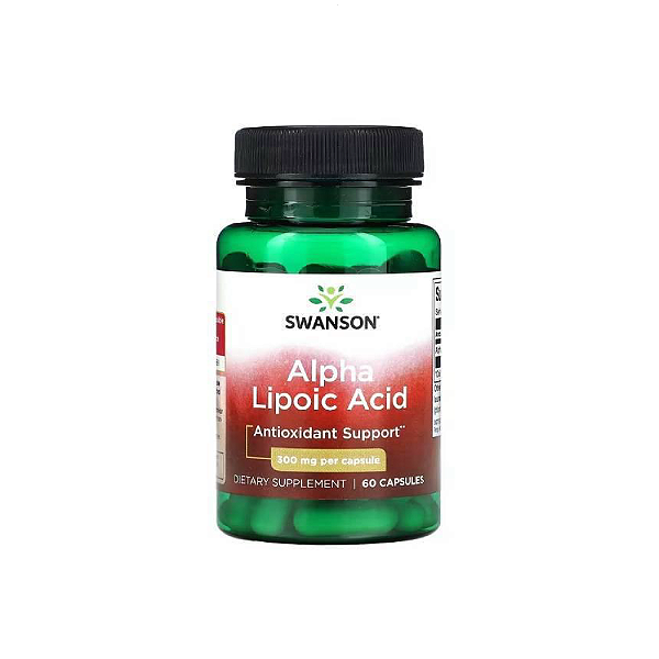 Ácido Alfa Lipoico 300mg 60 Cápsulas - Swanson