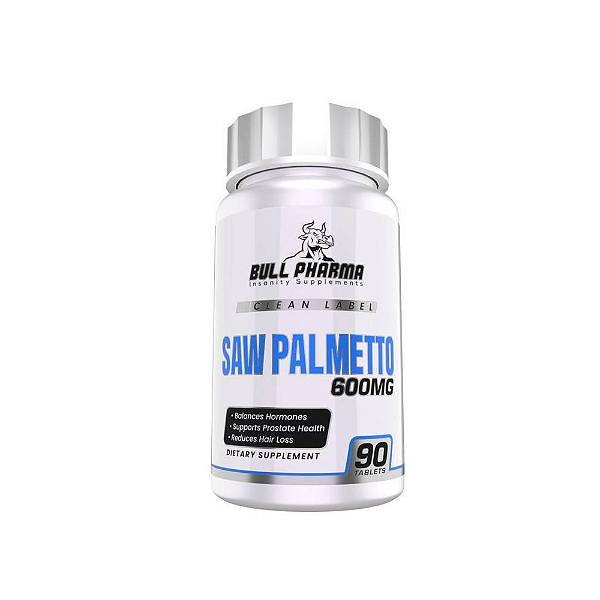 Saw Palmetto 600mg 90 Tabletes - Bull Pharma