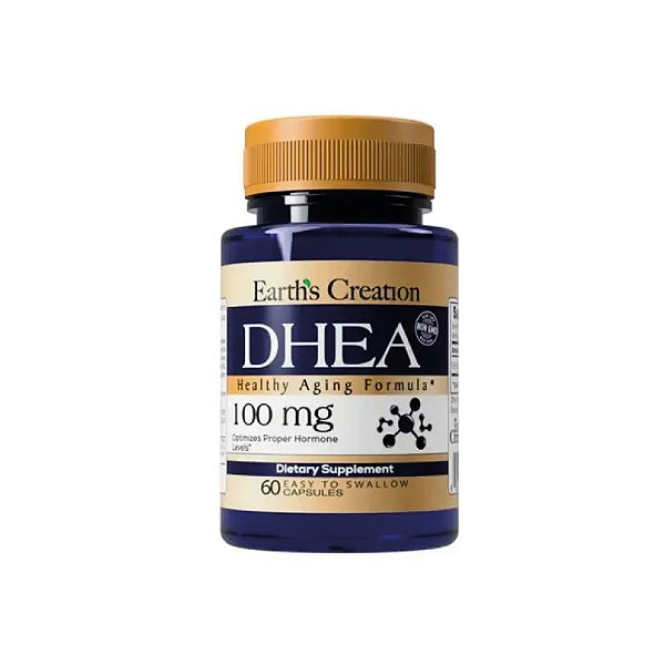 DHEA 100mg 60 Cápsulas - Earth´s Creation
