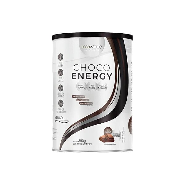 Choco Energy 380g - 100% Você