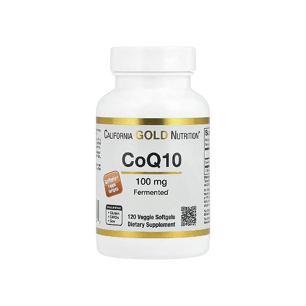 COQ10 100mg 120 Veg Softgels - California Gold Nutrition