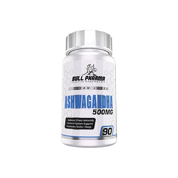 Ashwagandha 500mg 90 Cápsulas - Bull Pharma
